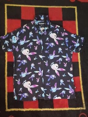 Playboy button up shirt